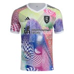 Maillot pré-match enfant Real Salt Lake 2025 - Blanc Maillot pré-match enfant Real Salt Lake 2025 - Blanc