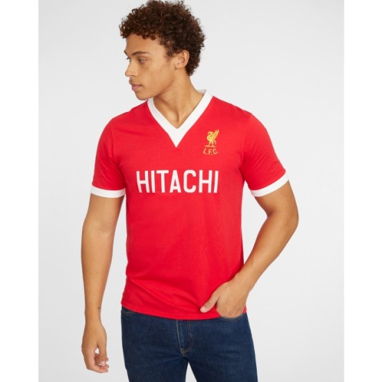 Maillot Rétro Domicile Hitachi Homme Liverpool 1979 Maillot Rétro Domicile Hitachi Homme Liverpool 1979