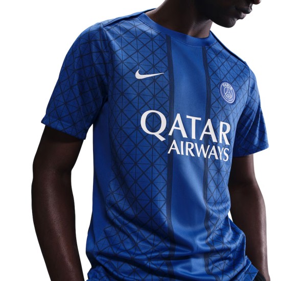 Homme Maillot échauffement third PSG 2025/26 - Bleu