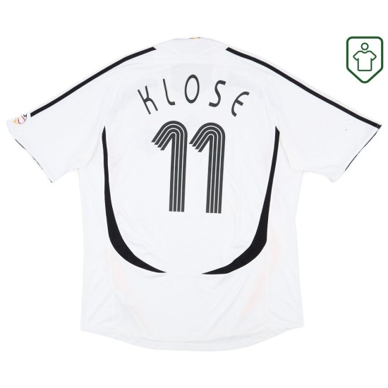 Homme Maillot rétro domicile Allemagne 2005/07 Klose #11