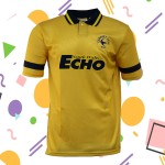 Maillot rétro extérieur Cardiff City 1994 homme