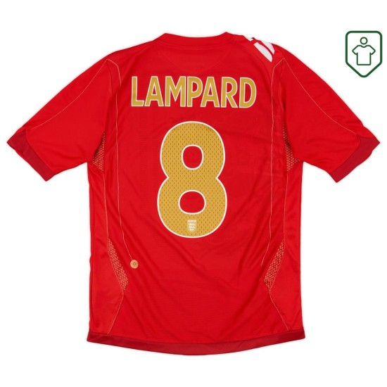 Homme Maillot rétro extérieur Angleterre 2006/08 Lampard #8