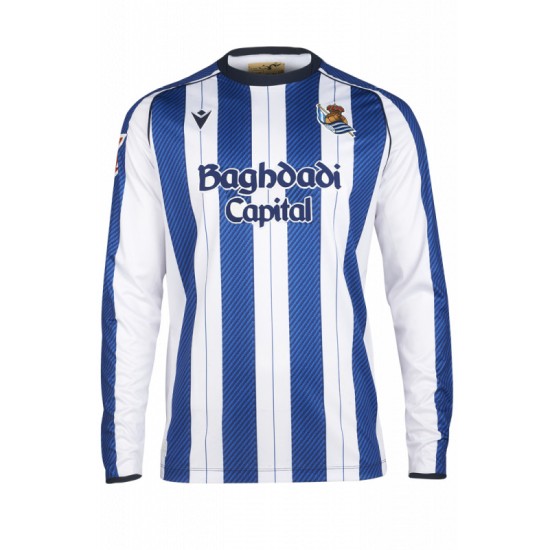 Maillot Enfant Real Sociedad 2025/26 Domicile Manches Longues