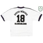 Homme Maillot extérieur rétro Bayern Munich 1996/98 Klinsmann #18 Homme Maillot extérieur rétro Bayern Munich 1996/98 Klinsmann #18