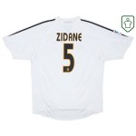 Homme Maillot rétro domicile Real Madrid 2004/05 Zidane #5 Homme Maillot rétro domicile Real Madrid 2004/05 Zidane #5