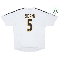 Homme Maillot rétro domicile Real Madrid 2004/05 Zidane #5