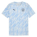 Homme Manchester City 2025/26 Troisième Maillot d’Échauffement - Bleu