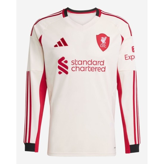 Maillot Extérieur Manche Longue Liverpool Enfant 2025/26 Maillot Extérieur Manche Longue Liverpool Enfant 2025/26