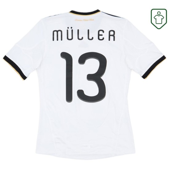 Homme Maillot rétro domicile Allemagne 2010/11 Müller #13