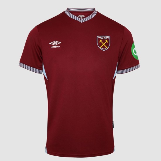 Maillot Domicile West Ham United Enfant Sans Sponsor 2025/26 Maillot Domicile West Ham United Enfant Sans Sponsor 2025/26
