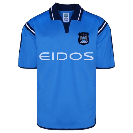Maillot Rétro Domicile Homme Manchester City 2001