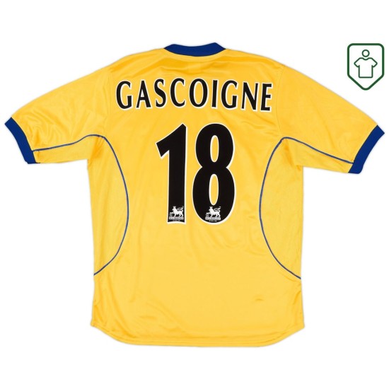 Maillot rétro extérieur homme Everton 2000/01 Gascoigne #18