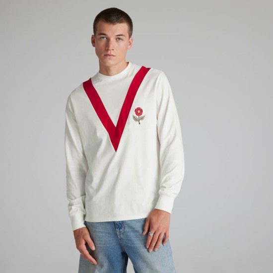 Enfant Manchester United 1909 Inspiré Rétro Manches Longues Maillot