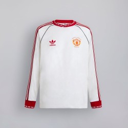 Maillot extérieur rétro 1991 manches longues Manchester United homme