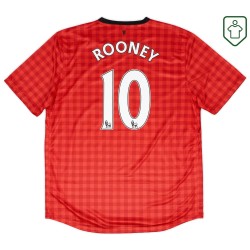 Maillot rétro domicile homme Manchester United 2012/13 Rooney #10