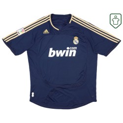 Homme Maillot rétro extérieur Real Madrid 2007/08 Bleu foncé Homme Maillot rétro extérieur Real Madrid 2007/08 Bleu foncé