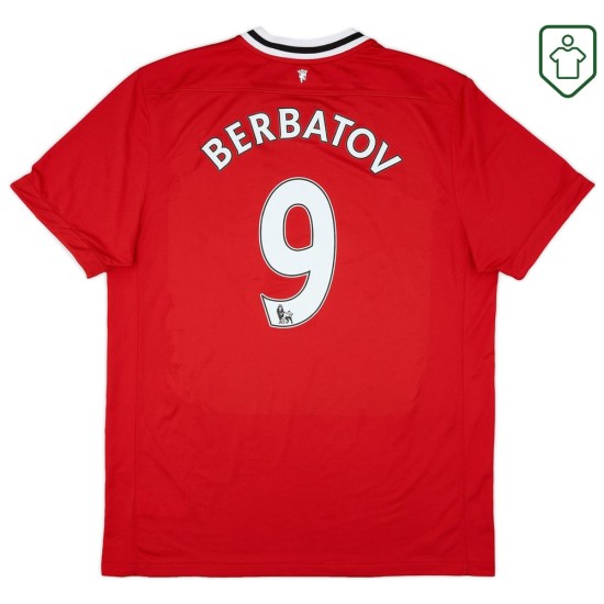 Maillot rétro domicile homme Manchester United 2011/12 Berbatov #9