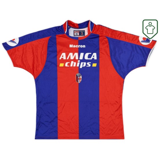 Homme Maillot domicile rétro Bologne FC 2004/05