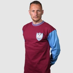 Maillot Rétro FA Cup Manches Longues Homme West Ham United 1964 Maillot Rétro FA Cup Manches Longues Homme West Ham United 1964
