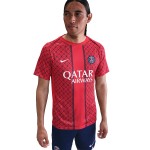 Homme Maillot échauffement third PSG 2025/26 - Rouge Homme Maillot échauffement third PSG 2025/26 - Rouge