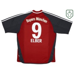 Homme Maillot domicile rétro Bayern Munich 2001/02 Elber #9