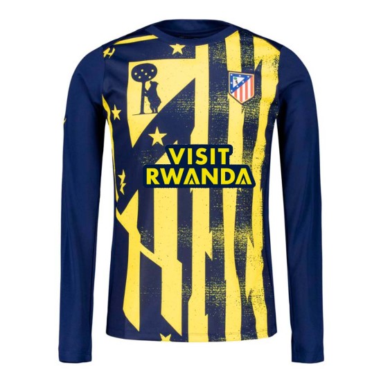 Maillot d’Échauffement Troisième Manches Longues Enfant Atletico Madrid 2025/26