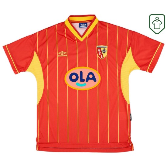 Homme Maillot rétro domicile RC Lens 1999/00