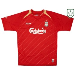 Maillot rétro domicile Ligue des champions homme Liverpool 2005/06