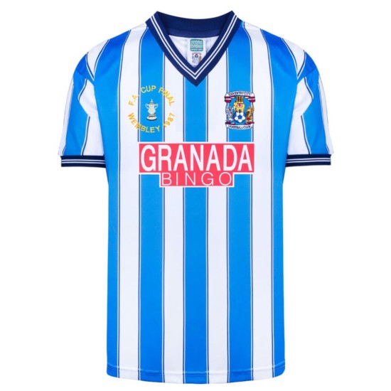 Maillot rétro finale FA Cup Coventry City 1987 femme