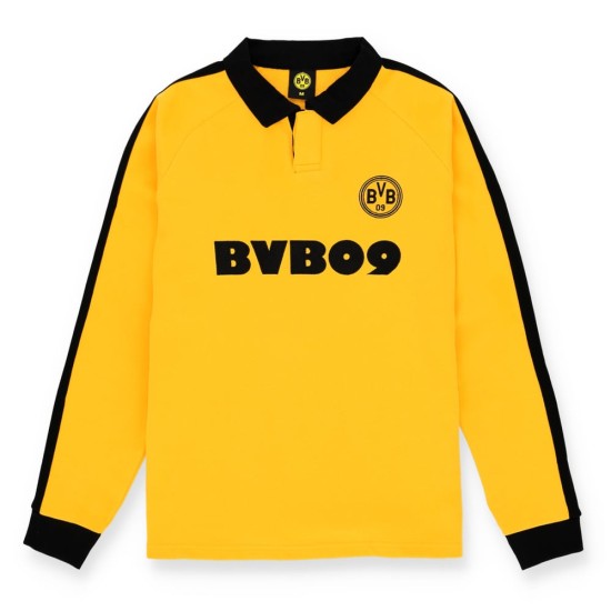Maillot rétro 70 manches longues du BVB Borussia Dortmund pour homme
