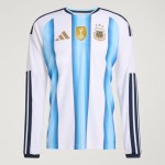 Maillot Homme Argentine 2026 Domicile Officiel Coupe du Monde Manches Longues