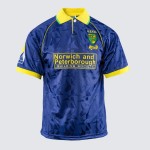 Maillot rétro Norwich City extérieur coupe UEFA 1993 homme