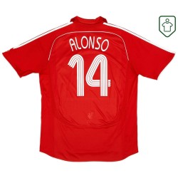 Maillot rétro domicile homme Liverpool 2006/08 Alonso #14
