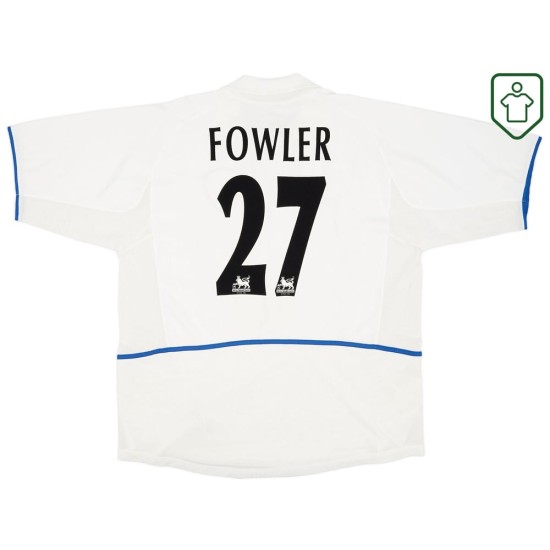 Maillot rétro domicile homme Leeds United 2002/03 Fowler #27 Maillot rétro domicile homme Leeds United 2002/03 Fowler #27