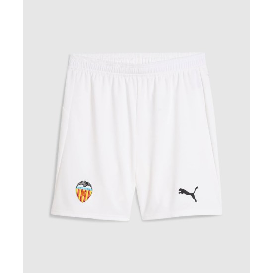 Shorts domicile blanc enfant Valence CF 2025/26 Shorts domicile blanc enfant Valence CF 2025/26