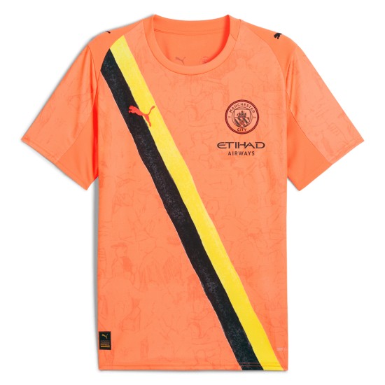 Maillot homme Manchester City 2025/26 KidSuper - Orange