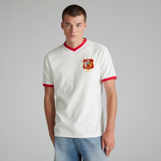 Enfant Manchester United 1957 Finale FA Cup Rétro Maillot