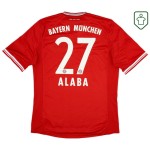 Homme Maillot domicile rétro Bayern Munich 2013/14 Alaba #27