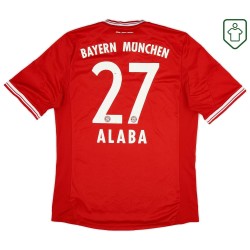 Homme Maillot domicile rétro Bayern Munich 2013/14 Alaba #27