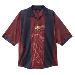 Enfant FC Barcelone X TRAVIS SCOTT Rétro 2000/01 Maillot Domicile Squelette