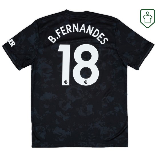 Maillot rétro troisième homme Manchester United 2019/20 B. Fernandes #18