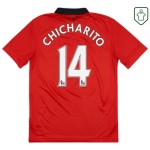 Maillot rétro domicile homme Manchester United 2013/14 Chicharito #14 Maillot rétro domicile homme Manchester United 2013/14 Chicharito #14