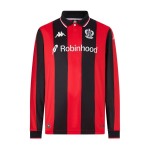 Maillot domicile manches longues OGC Nice 2025/26 pour enfant