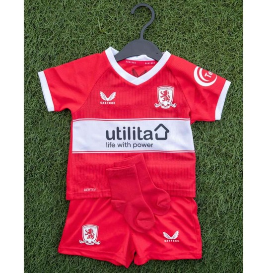Kit Domicile Enfant Middlesbrough 2025/26 Kit Domicile Enfant Middlesbrough 2025/26