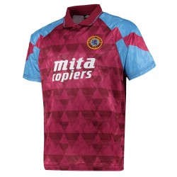 Maillot Rétro Rouge Homme Aston Villa 1990