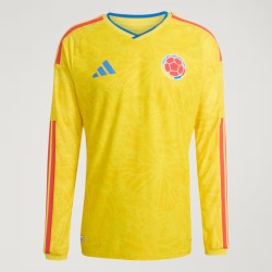 Maillot Homme Colombie 2026 Domicile Officiel Coupe du Monde Manches Longues