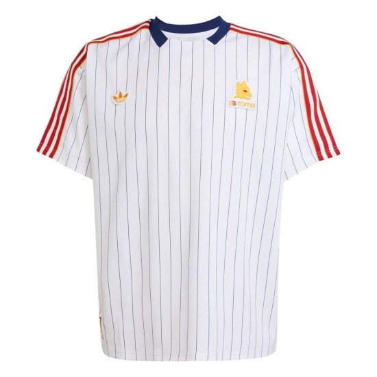 Homme Maillot Troisième Roma 2025/26 Terrace Icons - Blanc Homme Maillot Troisième Roma 2025/26 Terrace Icons - Blanc