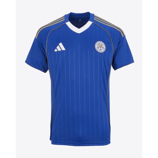 Maillot Domicile Leicester City 2025/26 Enfant Sans Sponsor