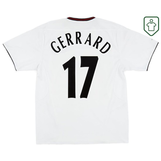 Maillot rétro extérieur homme Liverpool 2003/04 Gerrard #17