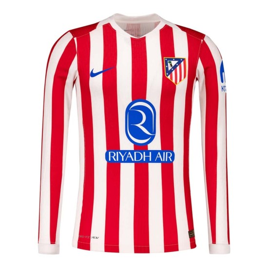 Maillot enfant Atletico Madrid 2025/26 domicile manches longues Maillot enfant Atletico Madrid 2025/26 domicile manches longues